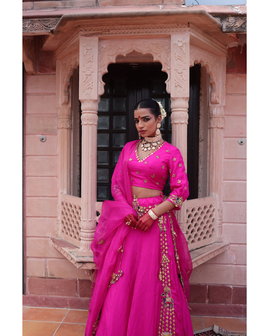 Rani Luxurious Pure Silk Lehenga