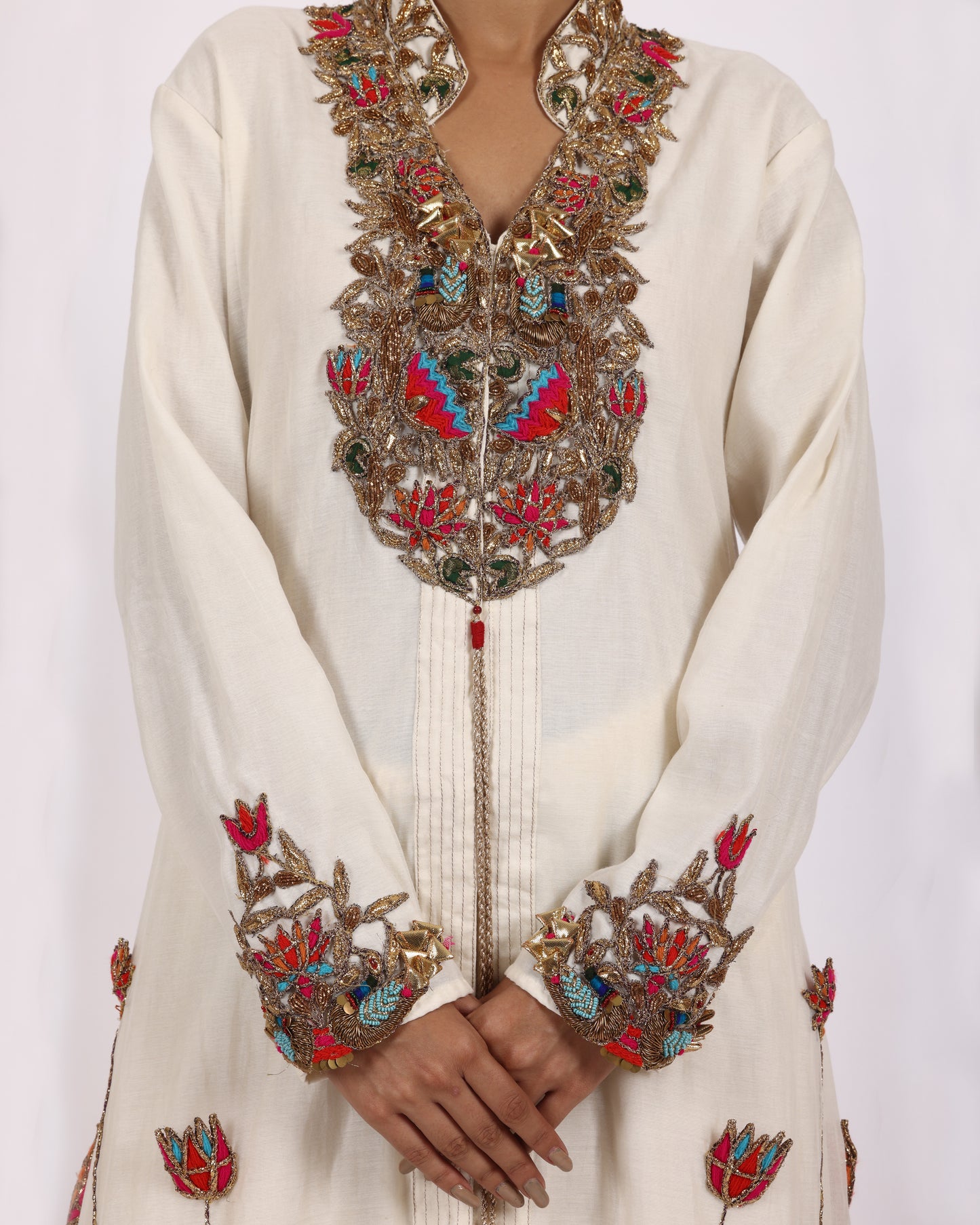 Modern Design Off White Salwar Suit