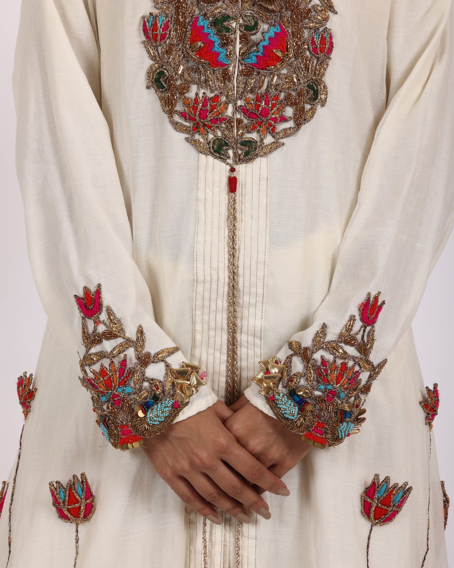 Modern Design Off White Salwar Suit