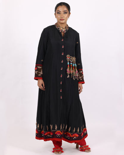 Black Silk Salwar Suit