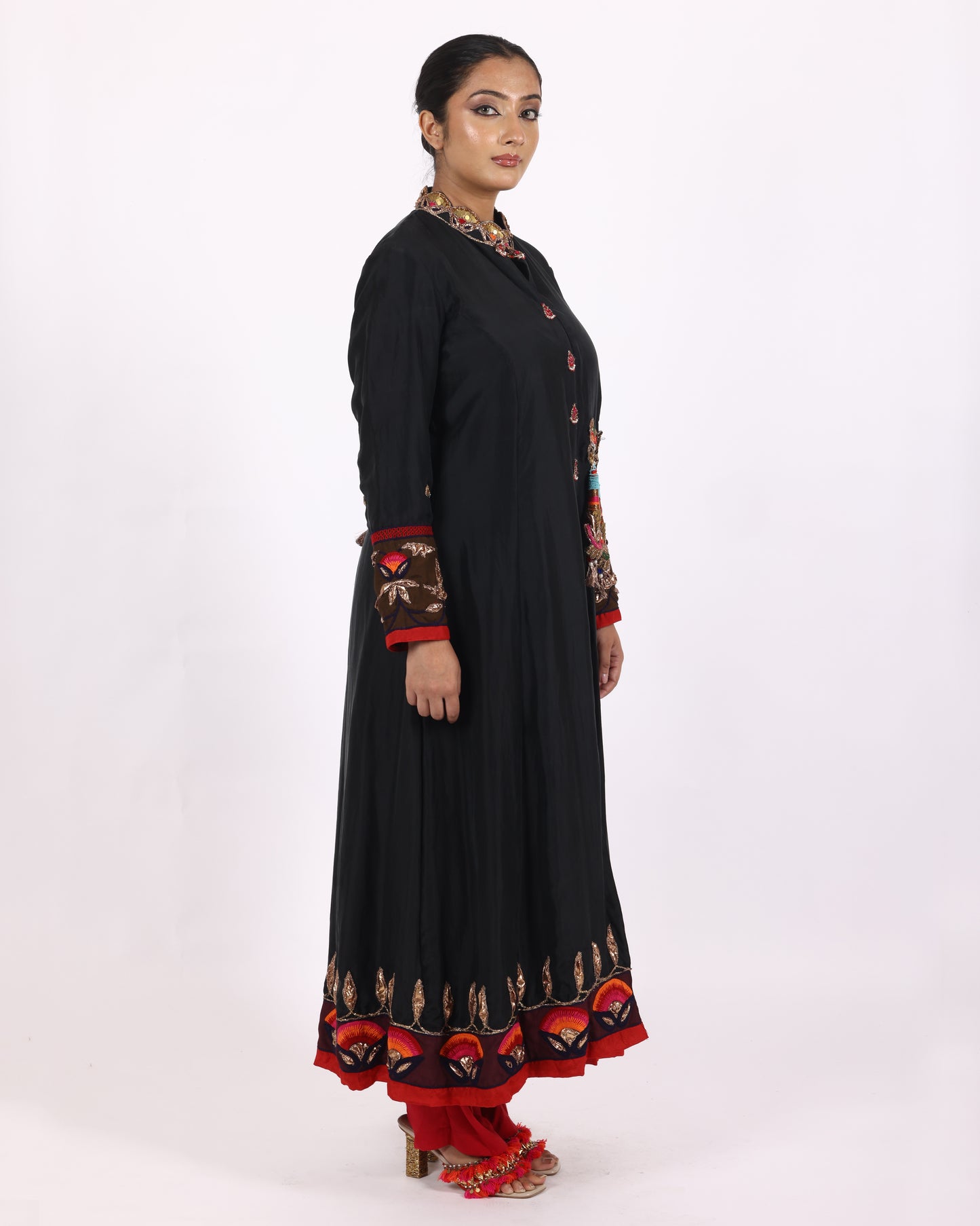 Black Silk Salwar Suit