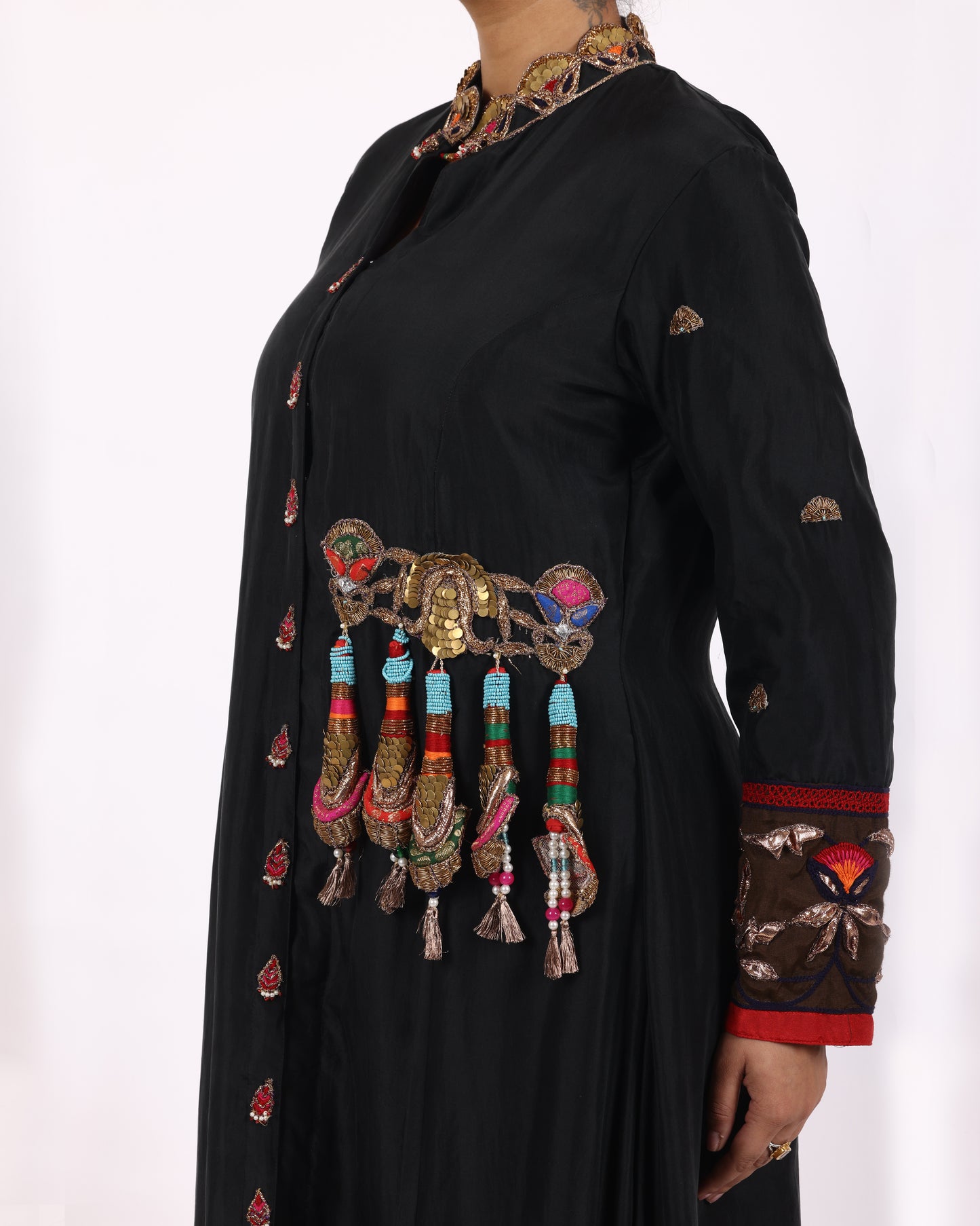 Black Silk Salwar Suit