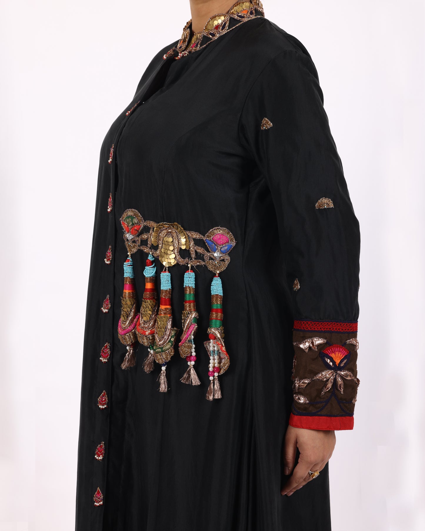 Black Silk Salwar Suit