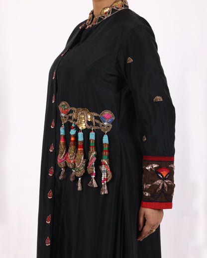 Black Silk Salwar Suit