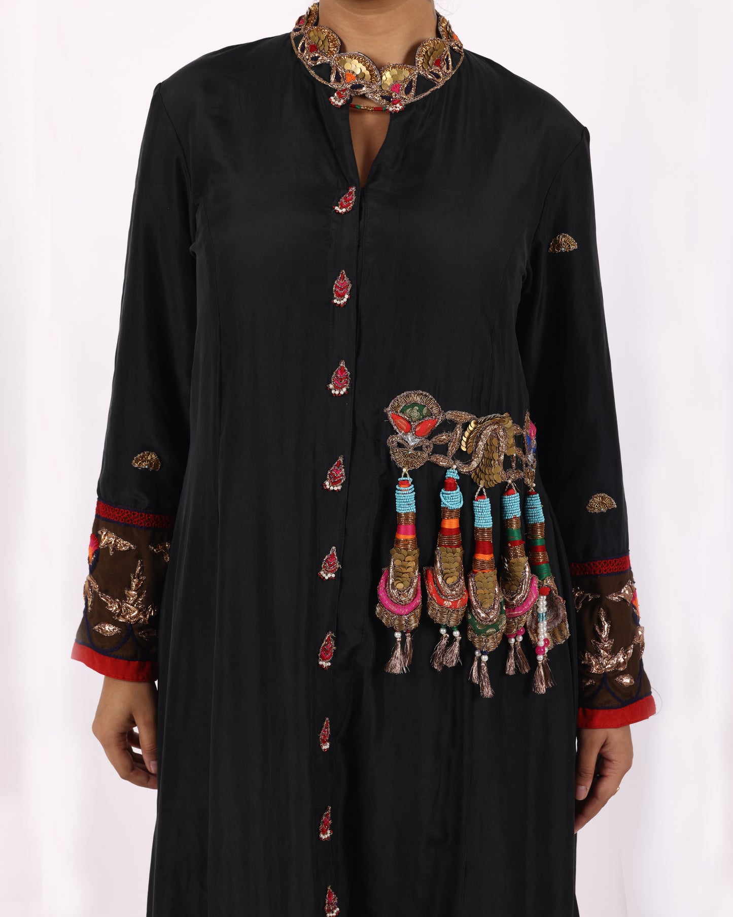 Black Silk Salwar Suit