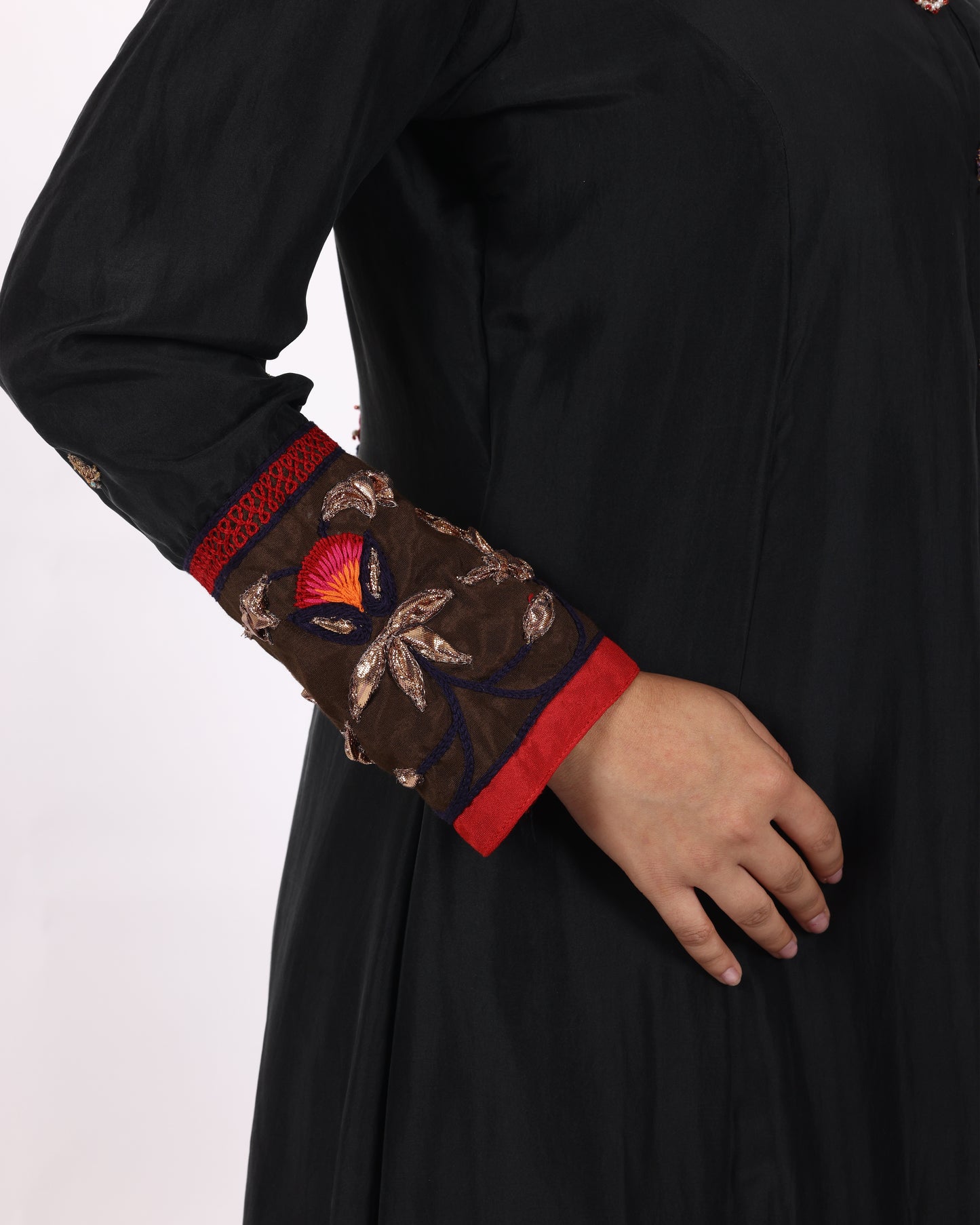 Black Silk Salwar Suit