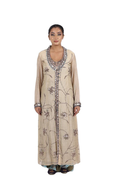 Dirty White Moonga Kora Suit