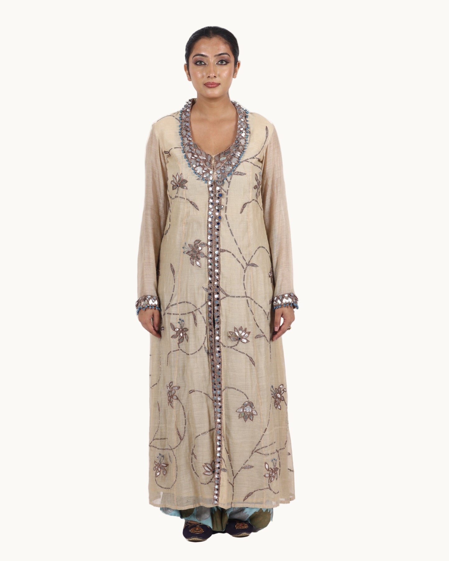 Dirty White Moonga Kora Suit