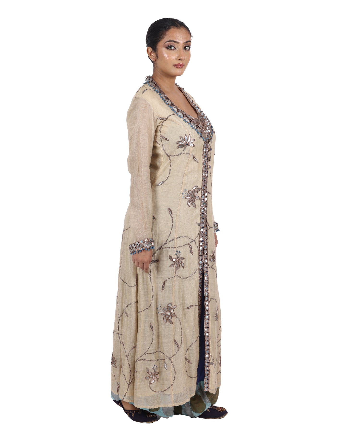 Dirty White Moonga Kora Suit