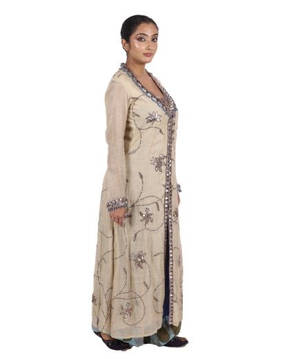 Dirty White Moonga Kora Suit