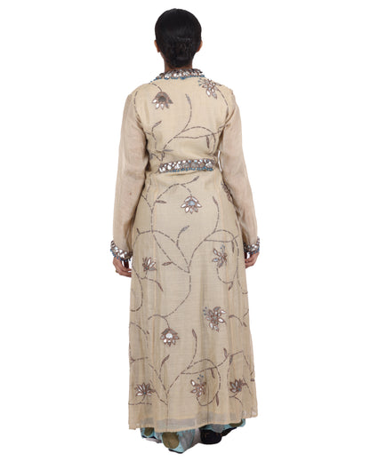 Dirty White Moonga Kora Suit