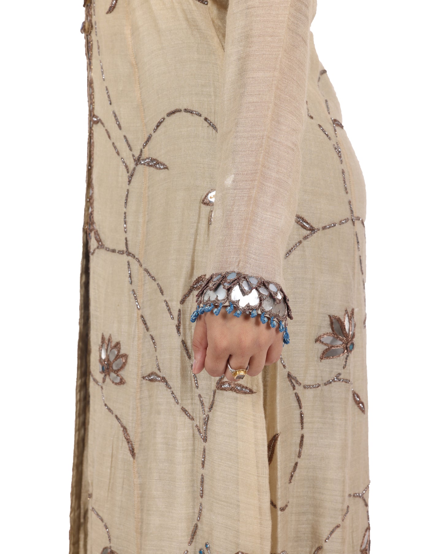 Dirty White Moonga Kora Suit