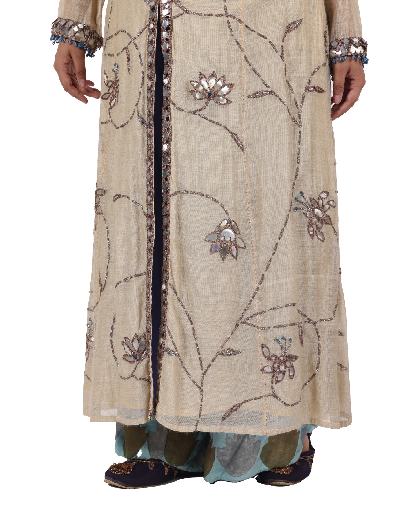 Dirty White Moonga Kora Suit