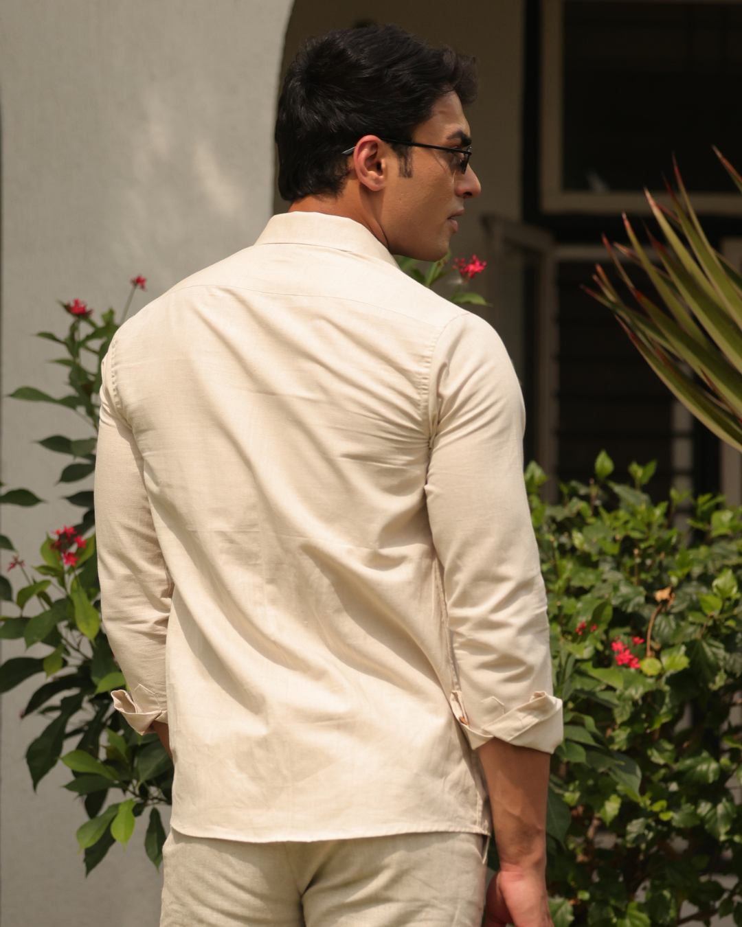 Capri Hand-Embroidered Linen Shirt